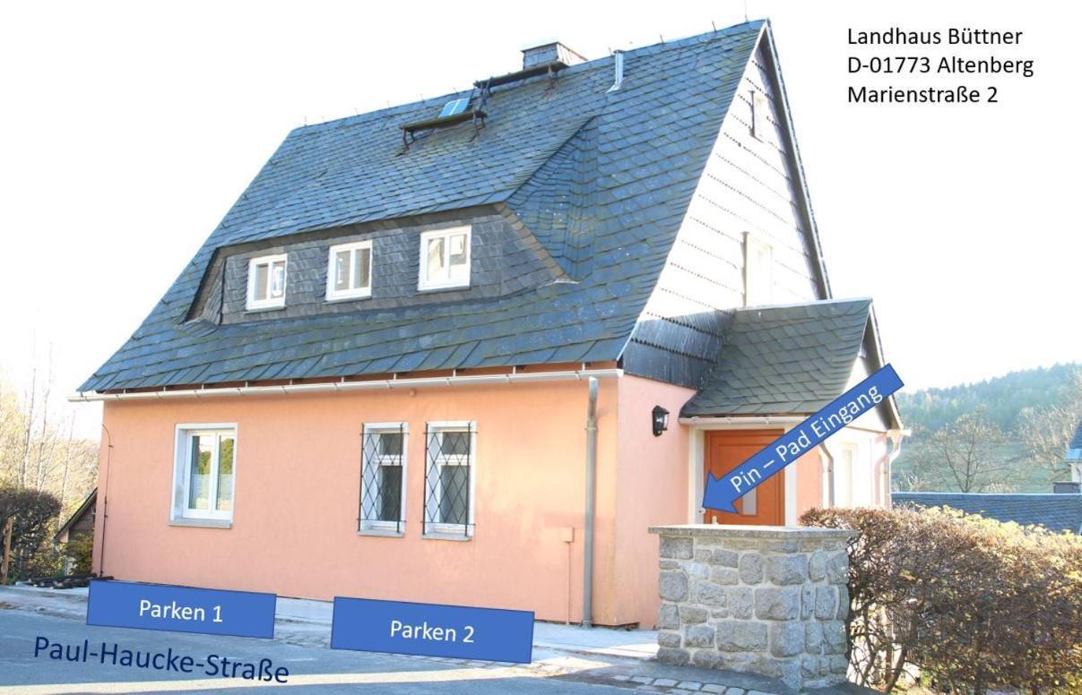 Landhaus Buettner Альтенберг Экстерьер фото